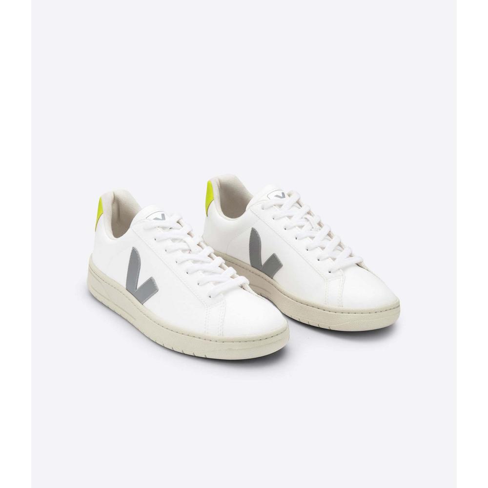 Veja URCA CWL Joggesko Herre White/Grey/Green | NO 317ILH